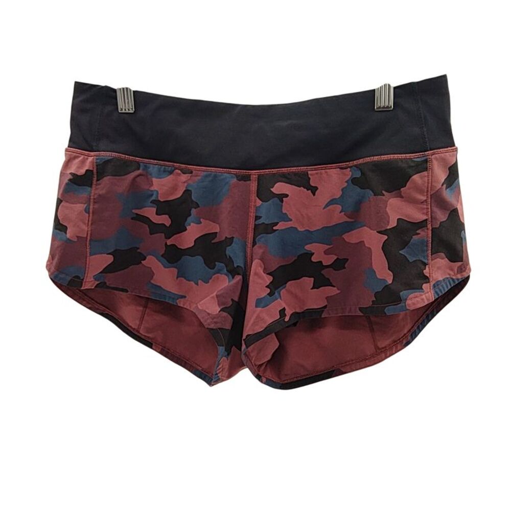 Lululemon Speed Up Low-Rise Lined Short Red 6